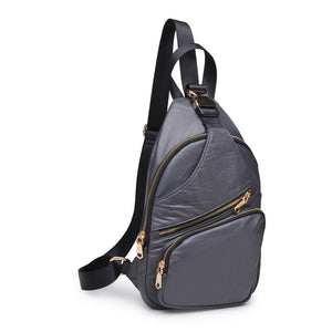 Product Image of Sol and Selene On The Go Sling Backpack 841764103817 View 2 | Grey