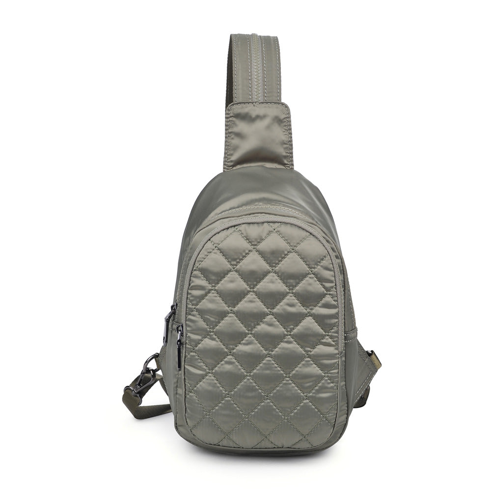 Product Image of Sol and Selene On The Run Sling Backpack 841764104449 View 5 | Light Olive