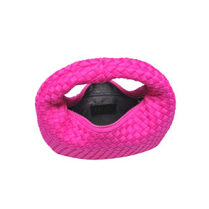 Product Image of Sol and Selene Dare to Dream - Small Woven Neoprene Clutch 841764111102 View 4 | Fuchsia