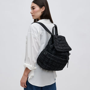 Woman wearing Black Sol and Selene Vitality Backpack 841764108492 View 2 | Black