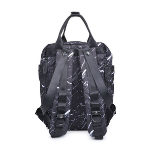 Product Image of Sol and Selene Iconic - Small Nylon Backpack 841764106726 View 7 | Black Marble