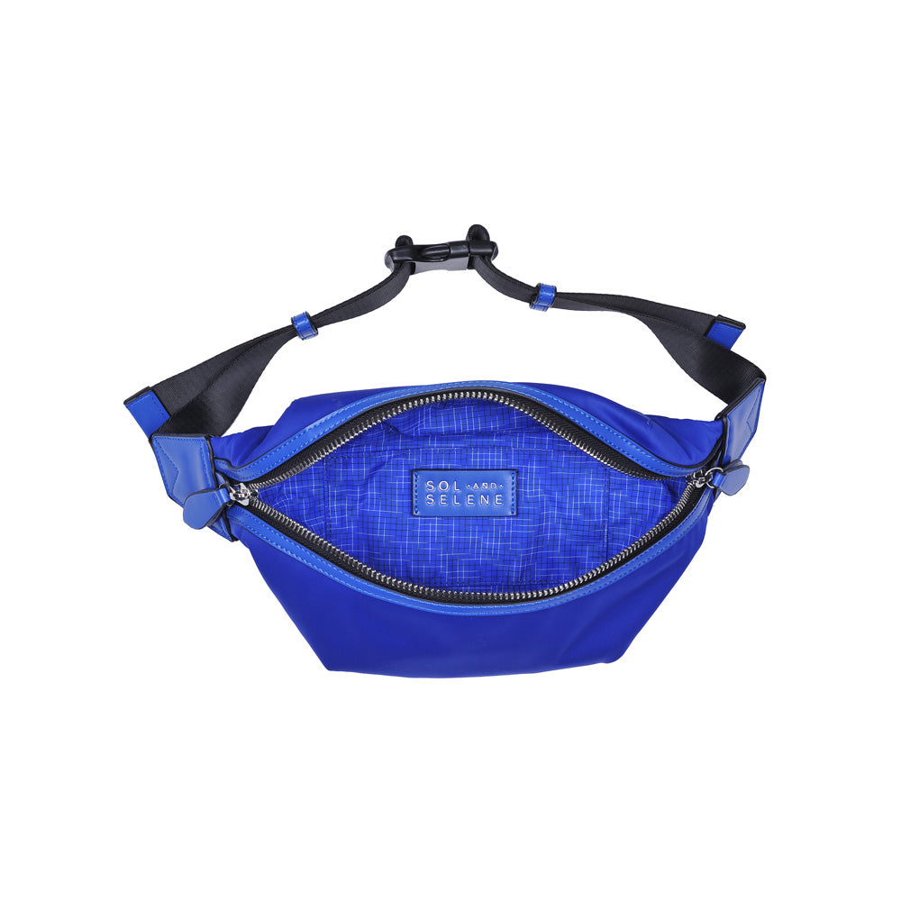 Product Image of Sol and Selene Side Kick Belt Bag 841764104340 View 8 | Cobalt