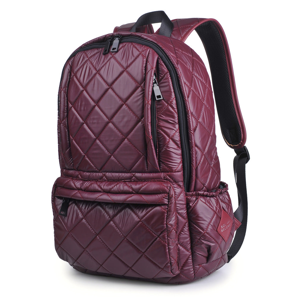 Product Image of Sol and Selene Wanderlust Backpack 841764101561 View 2 | Burgundy