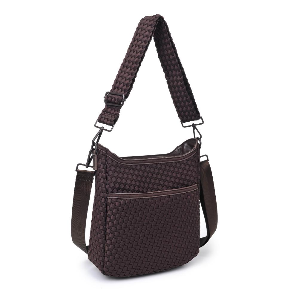 Sol and Selene Kismet - Woven Neoprene Crossbody 841764110167 View 6 | Chocolate