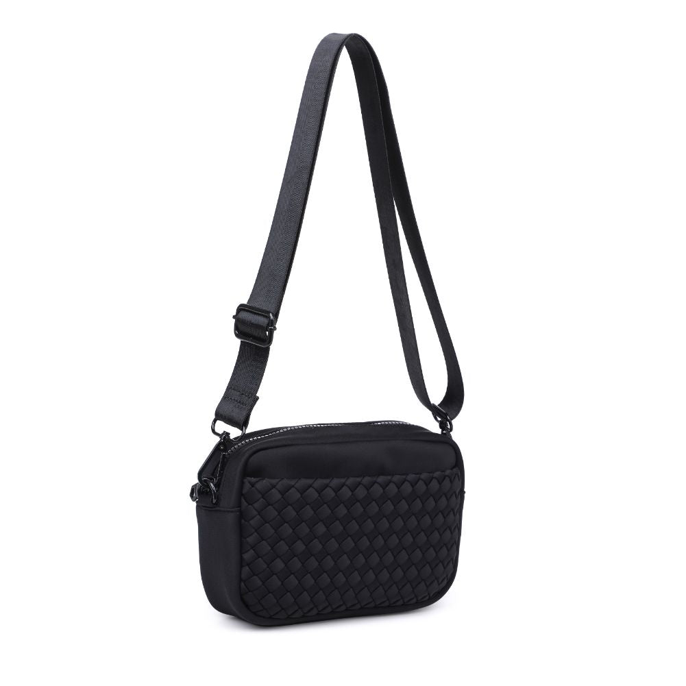 Sol and Selene Inspiration - Woven Neoprene Crossbody 841764108317 View 6 | Black