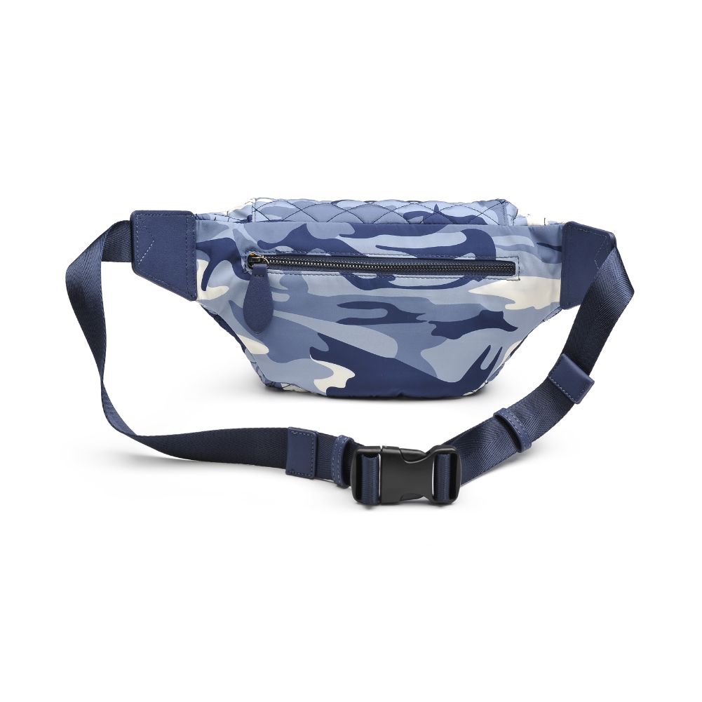 Product Image of Sol and Selene Side Kick Belt Bag 841764105927 View 3 | Blue Camo