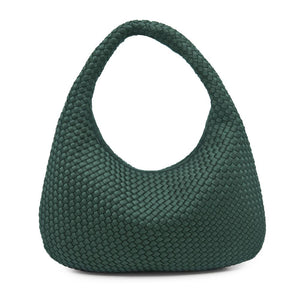 Product Image of Sol and Selene Dare to Dream - Large Woven Neoprene Hobo 841764110952 View 1 | Olive