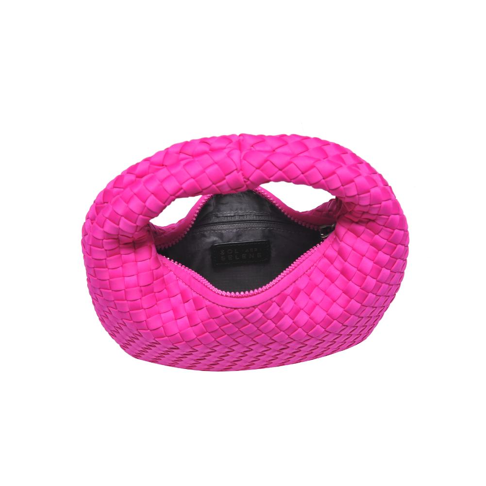 Product Image of Sol and Selene Dare to Dream - Small Woven Neoprene Clutch 841764111102 View 8 | Fuchsia