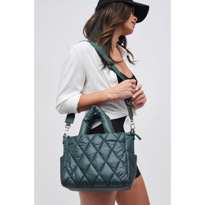 Woman wearing Olive Sol and Selene Aspire - Small Mini Tote 841764107402 View 2 | Olive