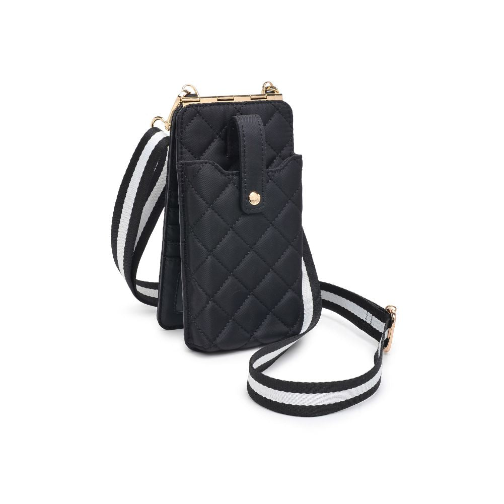 Product Image of Sol and Selene Duality - Quilted Cell Phone Crossbody 840611182265 View 6 | Black