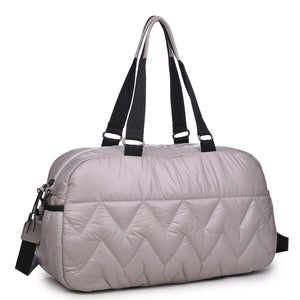 Product Image of Sol and Selene Walk This Way Duffel 841764100595 View 2 | Dove Grey