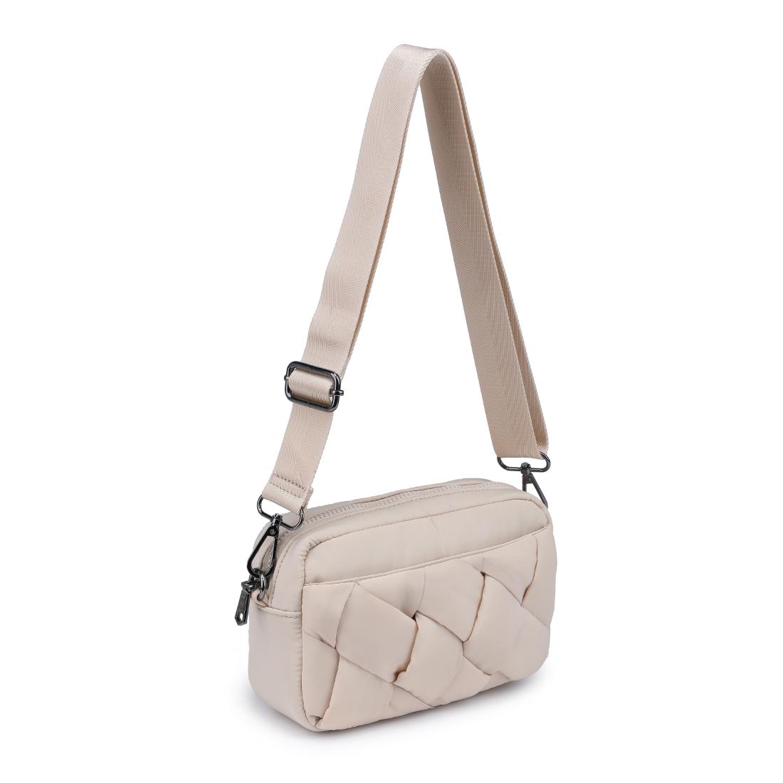 Product Image of Sol and Selene Inspiration - Braided Woven Nylon Crossbody 841764111799 View 6 | Cream