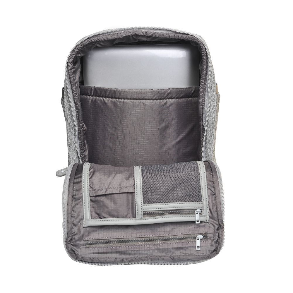 Product Image of Sol and Selene Iconic - Neoprene Backpack 841764106672 View 8 | Heather Grey