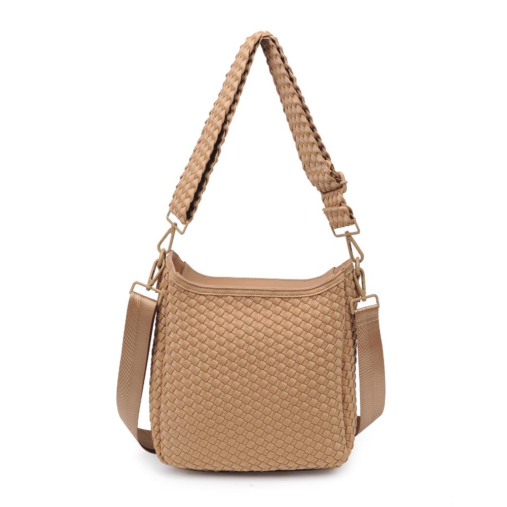 Product Image of Sol and Selene Kismet - Woven Neoprene Crossbody 841764110174 View 7 | Nude