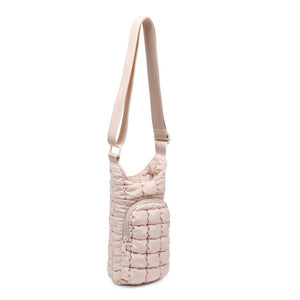 Product Image of Sol and Selene Let It Flow - Quilted Puffer Crossbody 841764110402 View 6 | Cream