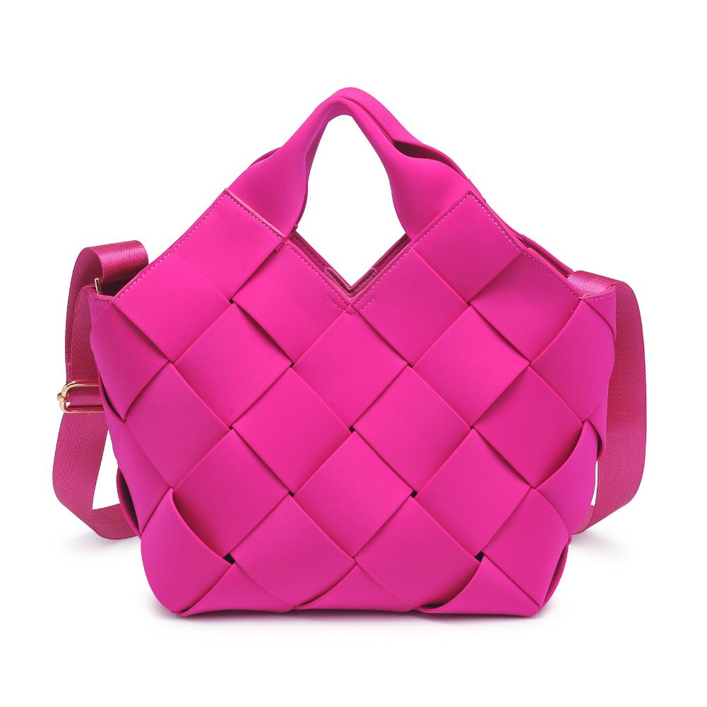 Sol and Selene Resilience - Woven Neoprene Tote 841764108584 View 7 | Fuchsia