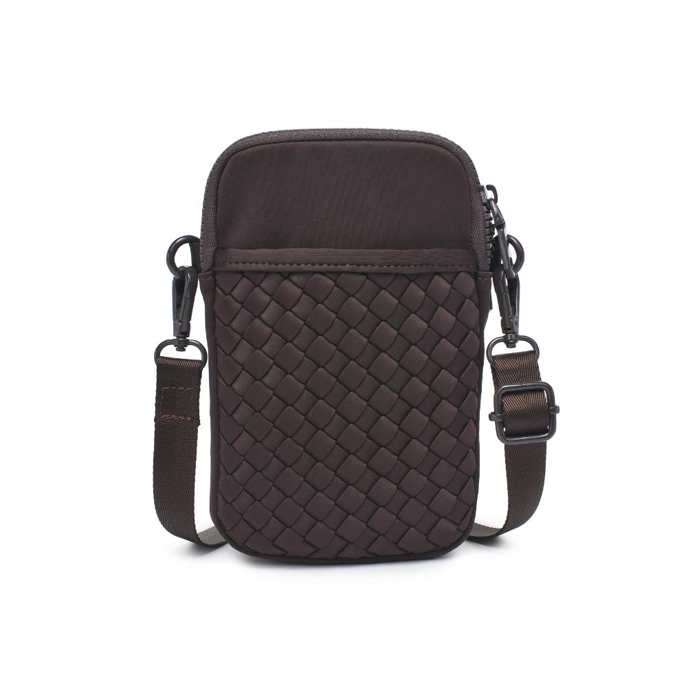 Sol and Selene Divide & Conquer - Woven Neoprene Crossbody 841764110228 View 7 | Chocolate