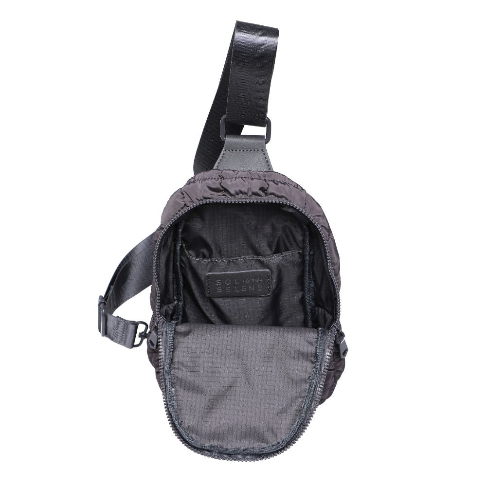 Sol and Selene Rejuvenate Sling Backpack 841764108638 View 8 | Carbon