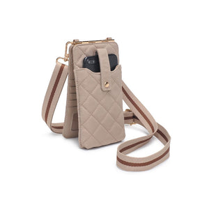 Product Image of Sol and Selene Duality - Quilted Cell Phone Crossbody 841764107488 View 6 | Nude