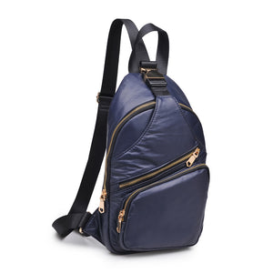 Product Image of Sol and Selene On The Go Sling Backpack 841764103824 View 2 | Navy