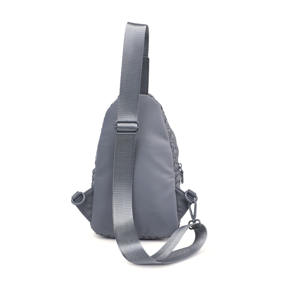 Sol and Selene Beyond The Horizon - Woven Neoprene Sling Backpack 841764108065 View 7 | Grey