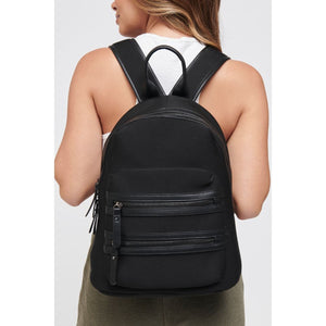 Woman wearing Black Sol and Selene Carpe Diem - Neoprene Backpack 841764105606 View 1 | Black