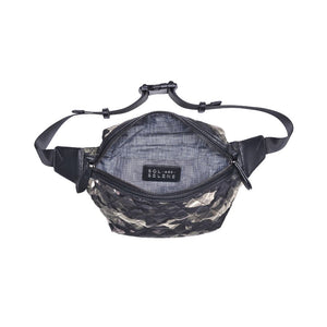 Product Image of Sol and Selene Side Kick Belt Bag 841764104951 View 8 | Green Metallic Camo