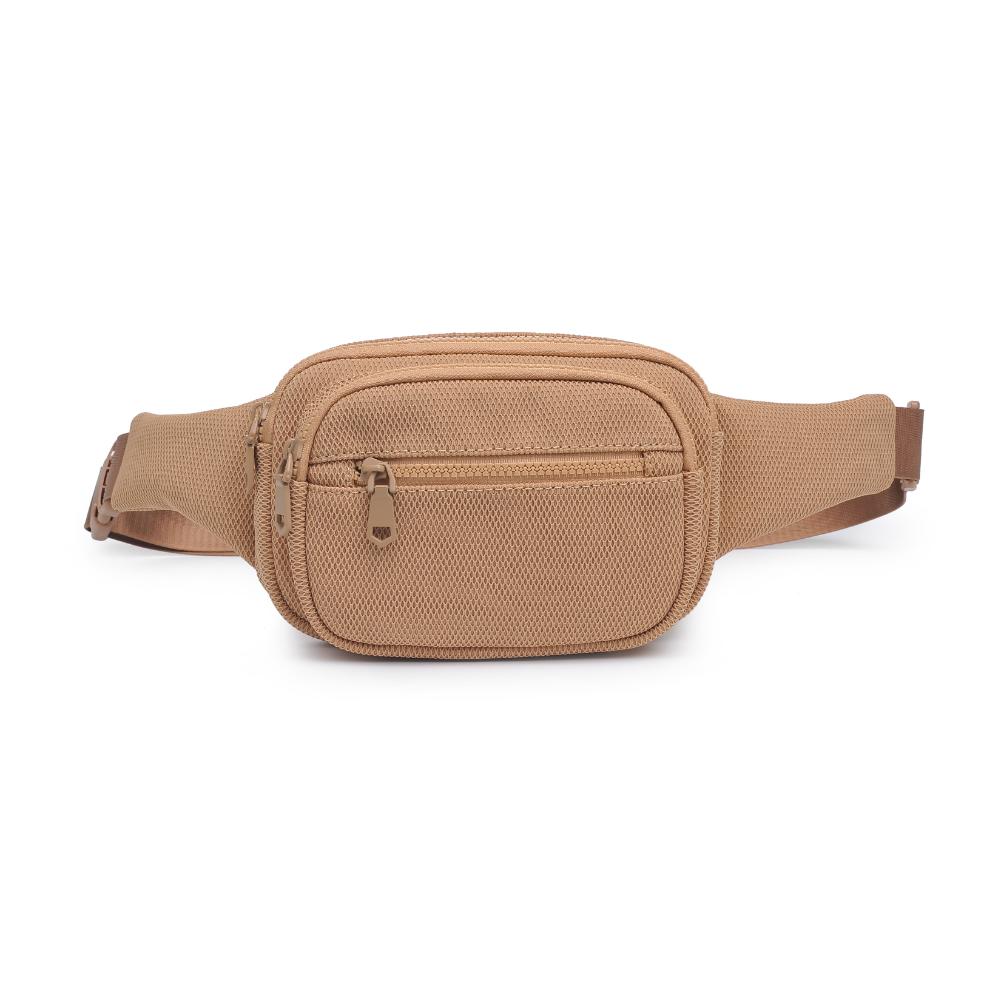 Product Image of Sol and Selene Hip Hugger - Neoprene Mesh Belt Bag 841764109864 View 5 | Natural