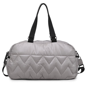 Product Image of Sol and Selene Walk This Way Duffel 841764100595 View 1 | Dove Grey