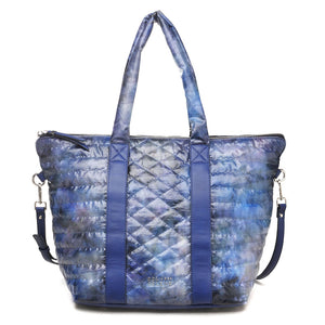 Product Image of Sol and Selene Metropolitan - Cloud Print Tote 609224405013 View 1 | Navy