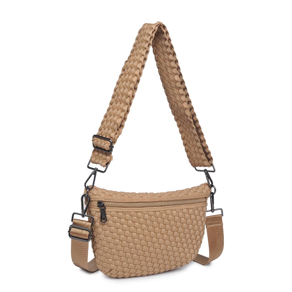 Product Image of Sol and Selene Ethereal - Woven Neoprene Crossbody 841764110884 View 6 | Nude