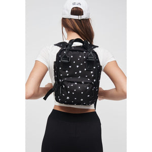 Woman wearing Black Star Sol and Selene Iconic - Small Nylon Backpack 841764106733 View 1 | Black Star