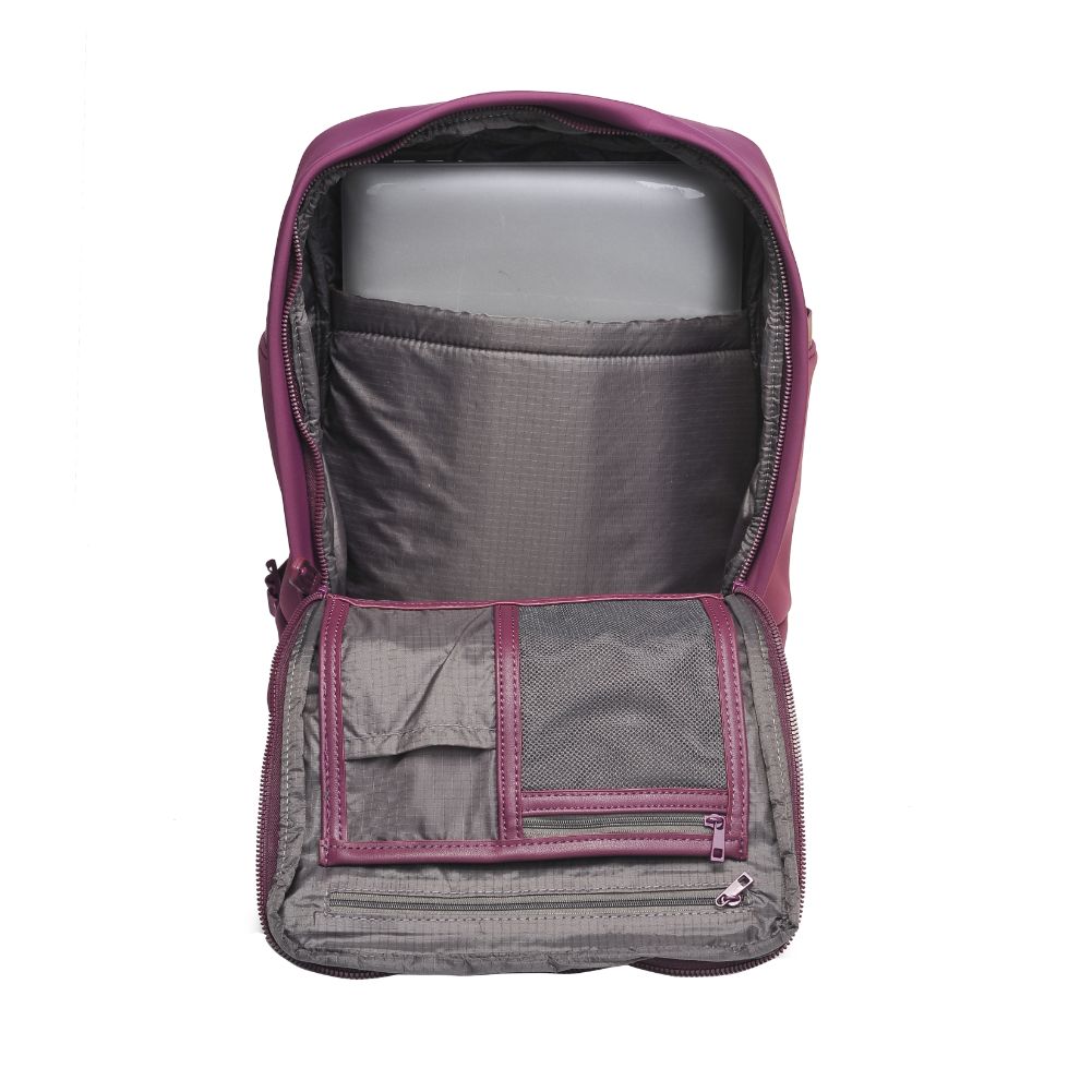 Product Image of Sol and Selene Iconic - Neoprene Backpack 841764106689 View 8 | Eggplant