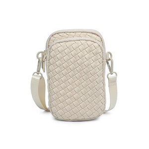 Sol and Selene Divide & Conquer - Woven Neoprene Crossbody 841764109239 View 5 | Cream