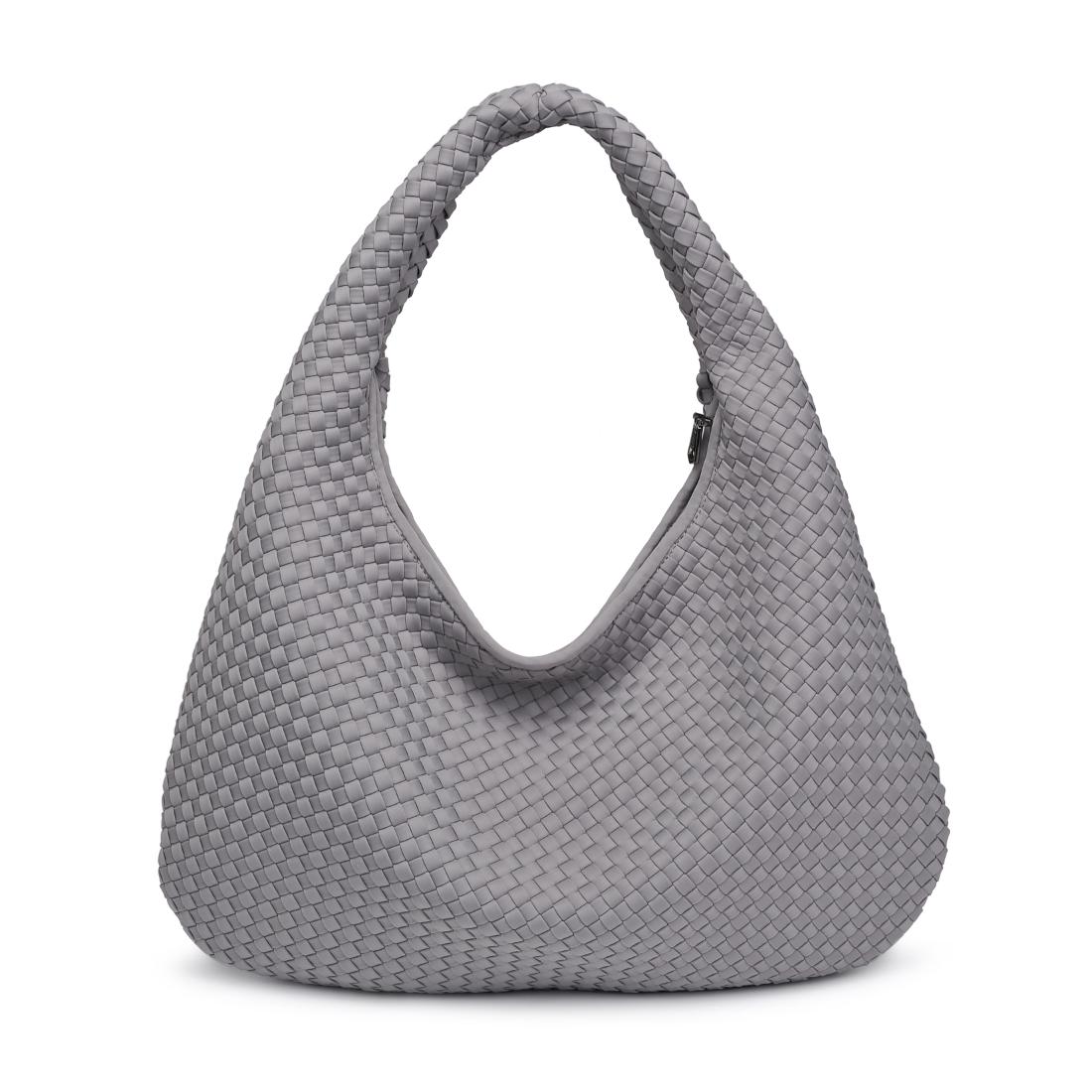 Product Image of Sol and Selene Dare to Dream - Large Woven Neoprene Hobo 841764111447 View 7 | Fog