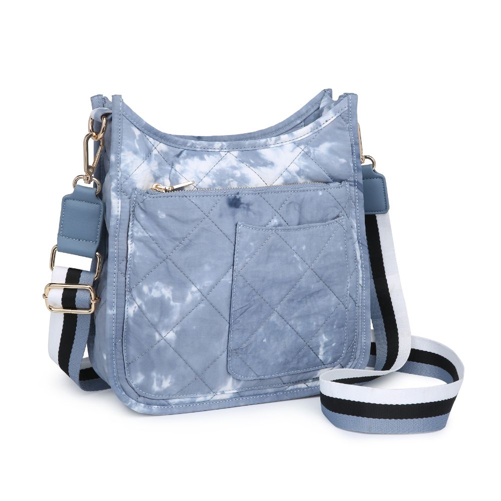 Product Image of Sol and Selene Motivator Messenger Crossbody 841764106795 View 6 | Slate Cloud