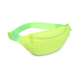 Sol and Selene Aim High Belt Bag 841764109192 View 6 | Neon Yellow