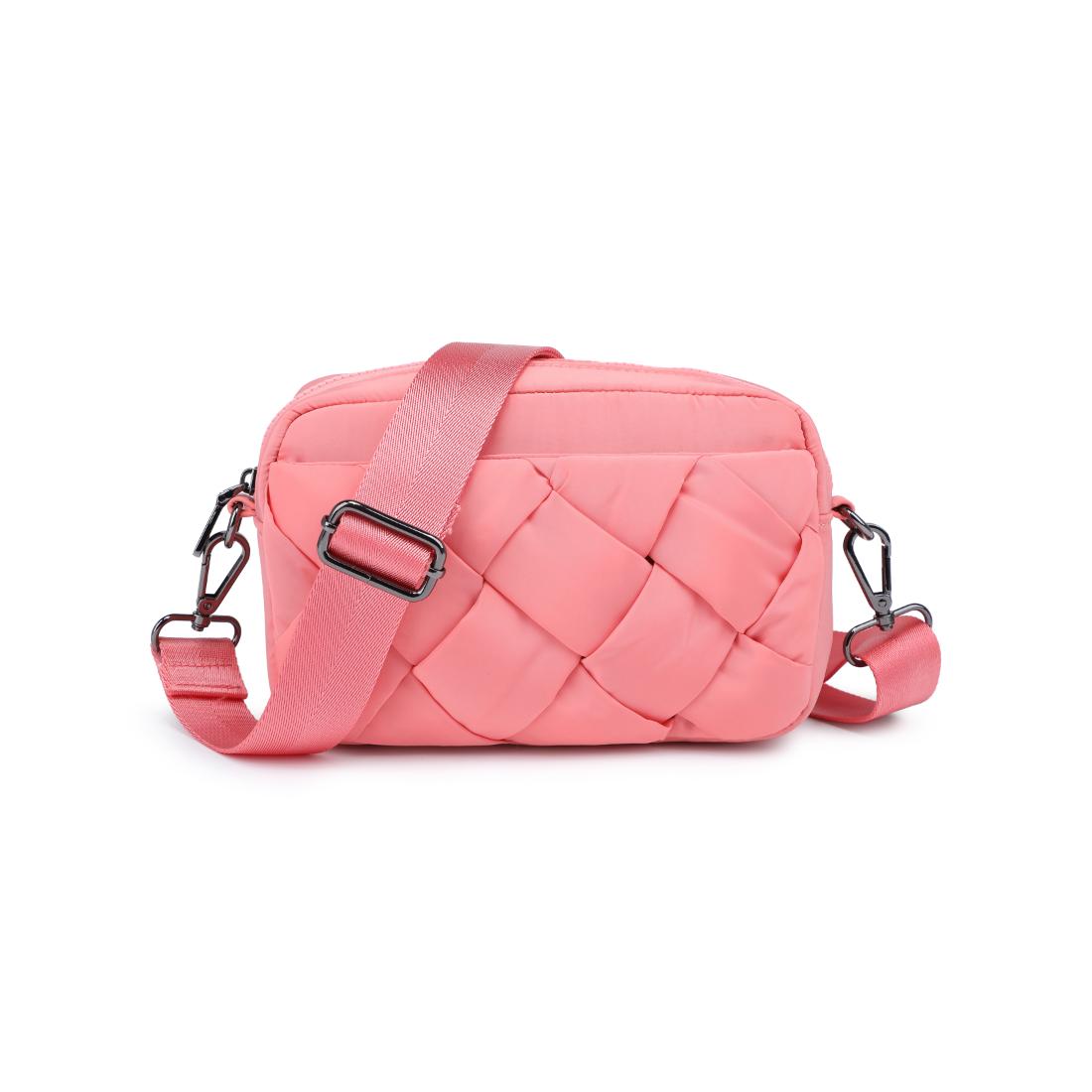 Product Image of Sol and Selene Inspiration - Braided Woven Nylon Crossbody 841764111812 View 5 | Salmon