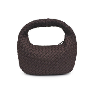 Product Image of Sol and Selene Dare to Dream - Small Woven Neoprene Clutch 841764111096 View 3 | Chocolate