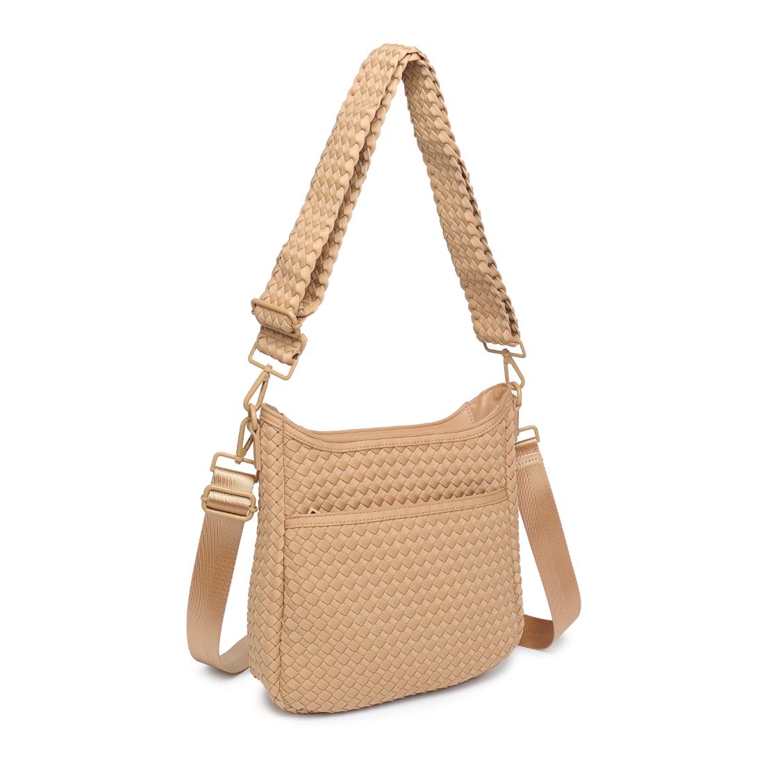 Product Image of Sol and Selene Kismet - Woven Neoprene Crossbody 841764110174 View 6 | Nude