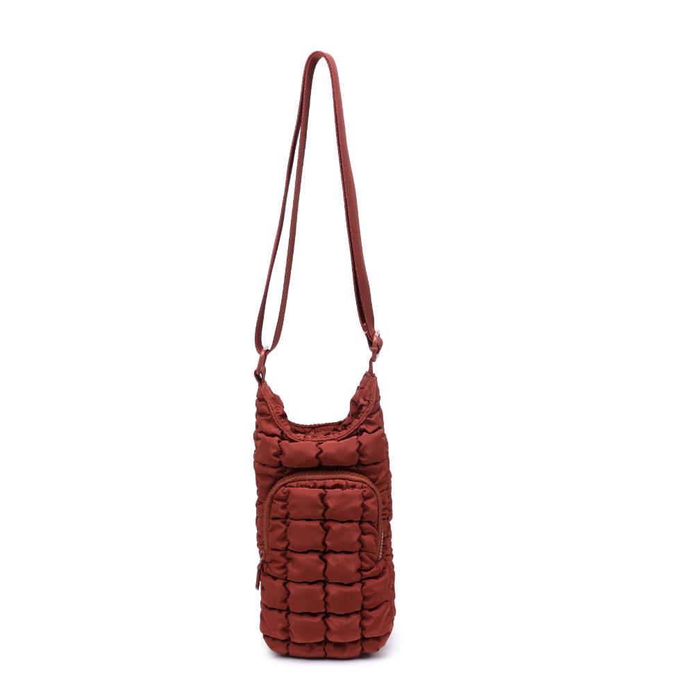 Product Image of Sol and Selene Let It Flow - Quilted Puffer Crossbody 841764110426 View 5 | Rust