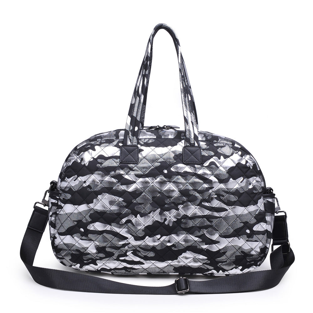 Product Image of Sol and Selene Getaway Weekender 841764104173 View 7 | Silver Metallic Camo