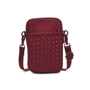 Sol and Selene Divide & Conquer - Woven Neoprene Crossbody 841764110211 View 7 | Wine