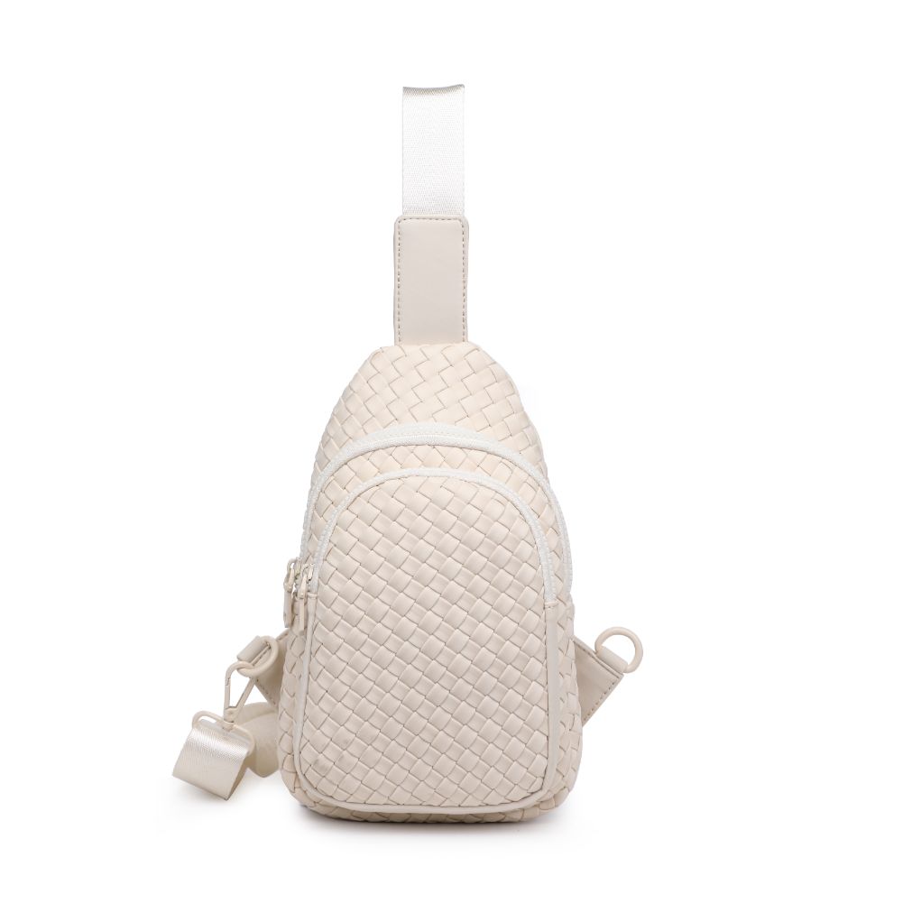 Sol and Selene Beyond The Horizon - Woven Neoprene Sling Backpack 841764109277 View 5 | Cream