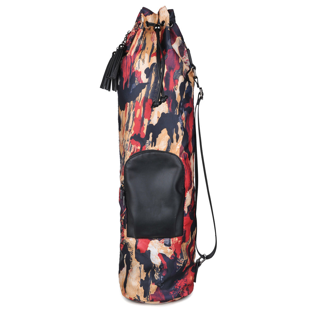 Product Image of Sol and Selene Guru Yoga Mat Bag 841764100304 View 5 | Red Multi