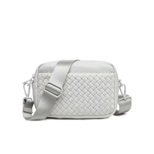 Sol and Selene Inspiration - Woven Neoprene Crossbody 841764109215 View 5 | Bone