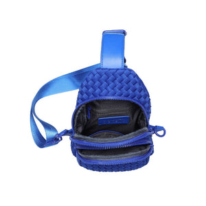 Sol and Selene Beyond The Horizon - Woven Neoprene Sling Backpack 841764108096 View 8 | Royal Blue