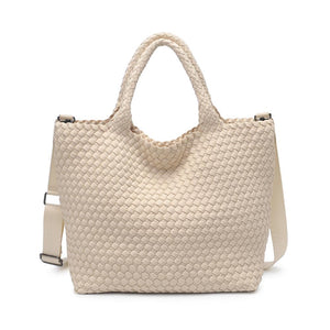 Sol and Selene Sky's The Limit - Medium Tote 841764109246 View 7 | Cream