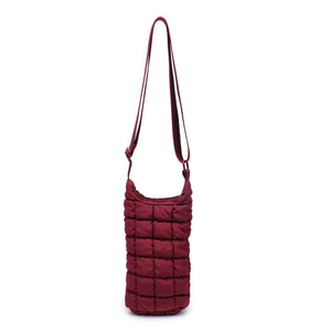 Product Image of Sol and Selene Let It Flow - Quilted Puffer Crossbody 841764110389 View 3 | Burgundy
