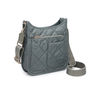 Product Image of Sol and Selene Motivator Messenger Crossbody 841764107525 View 6 | Sage